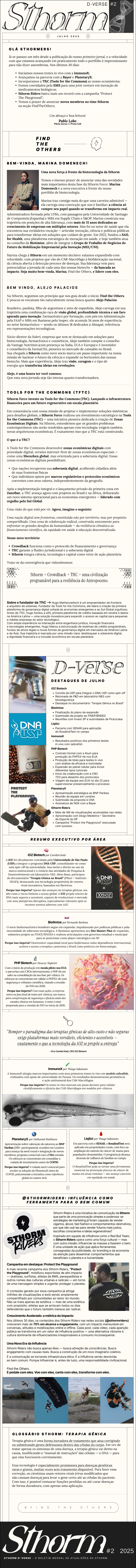 D-Verse #2 Novidades no time, Tools for the Commons, Riders e +